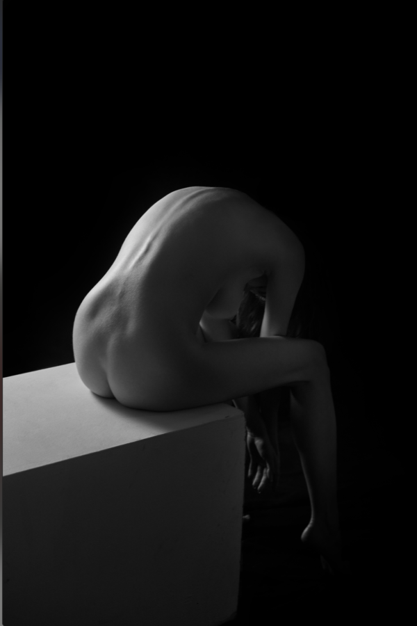 Tirage d’art « Lassistude nue » noir et blanc