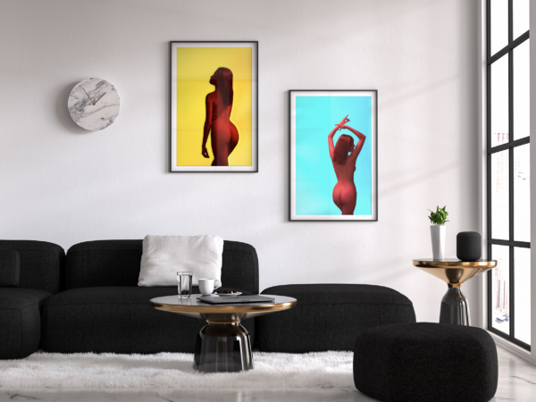 Mockup "color Bodies" Tirage photo 33x48cm